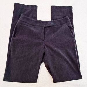 Worthington Women’s Gray Striped Modern Fit Career Dress Pants Size 6